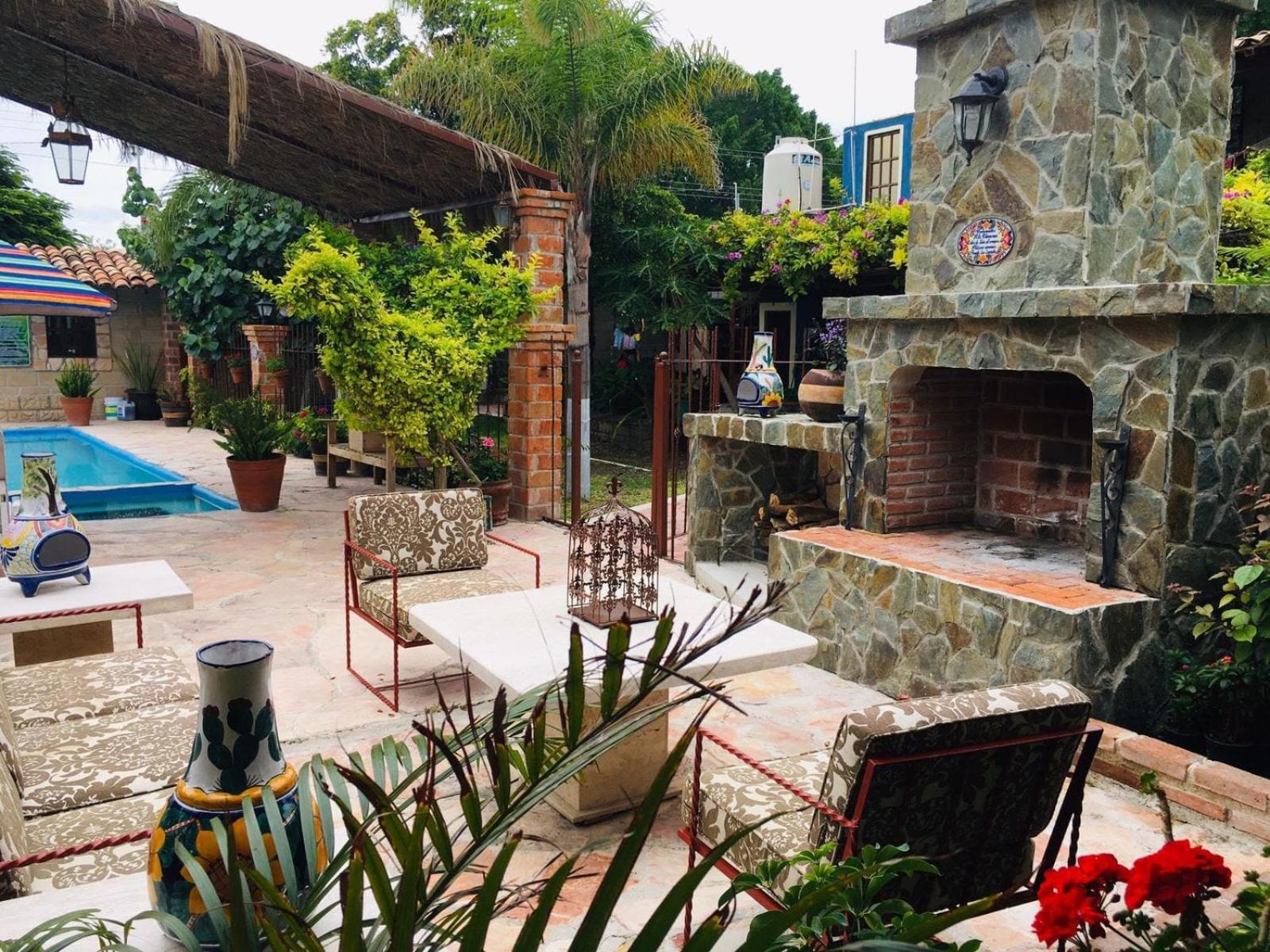 Hotel Posada Rancho Los Laureles El Rosario Xochitiopan エクステリア 写真